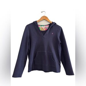 Lilly Pulitzer Navy Hoodie Size Large
